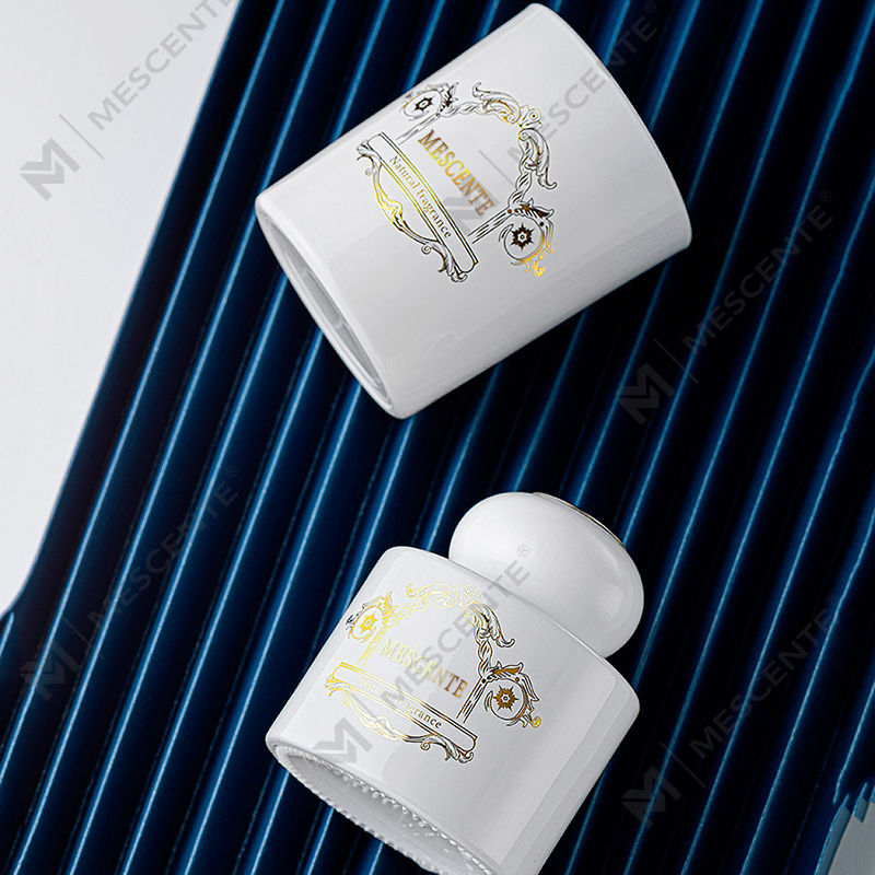 M&Scent penyebar buluh lilin beraroma aroma lilin private label mewah dengan kemasan kotak