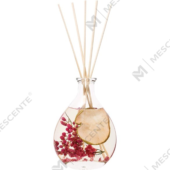 M&Scent grosir mewah private label botol kaca rotan tongkat reed diffuser set dengan stopper