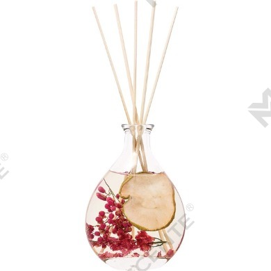 M&Scent grosir mewah private label botol kaca rotan tongkat reed diffuser set dengan stopper