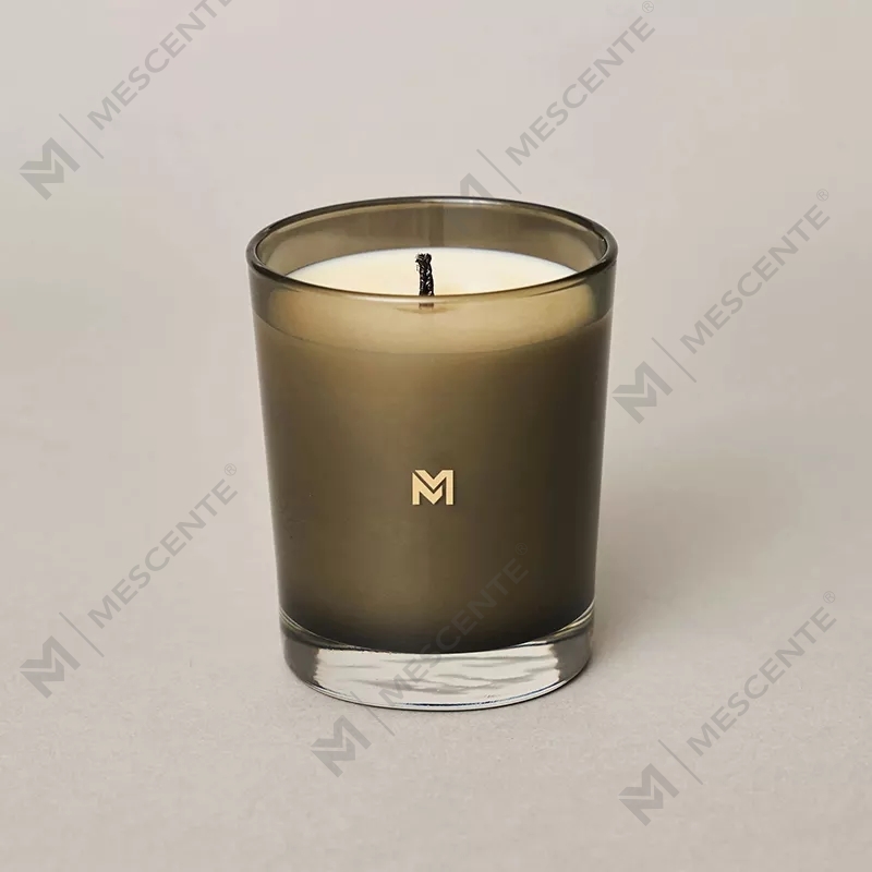 M&Scent Grosir Baru Mewah Kustom Label Pribadi Stoples Kristal Natal Lilin Kedelai Beraroma Kerzen Dengan Tutup