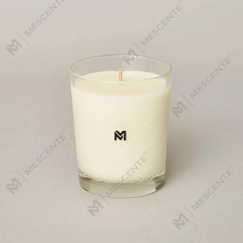 M&Scent Grosir Baru Mewah Kustom Label Pribadi Stoples Kristal Natal Lilin Kedelai Beraroma Kerzen Dengan Tutup