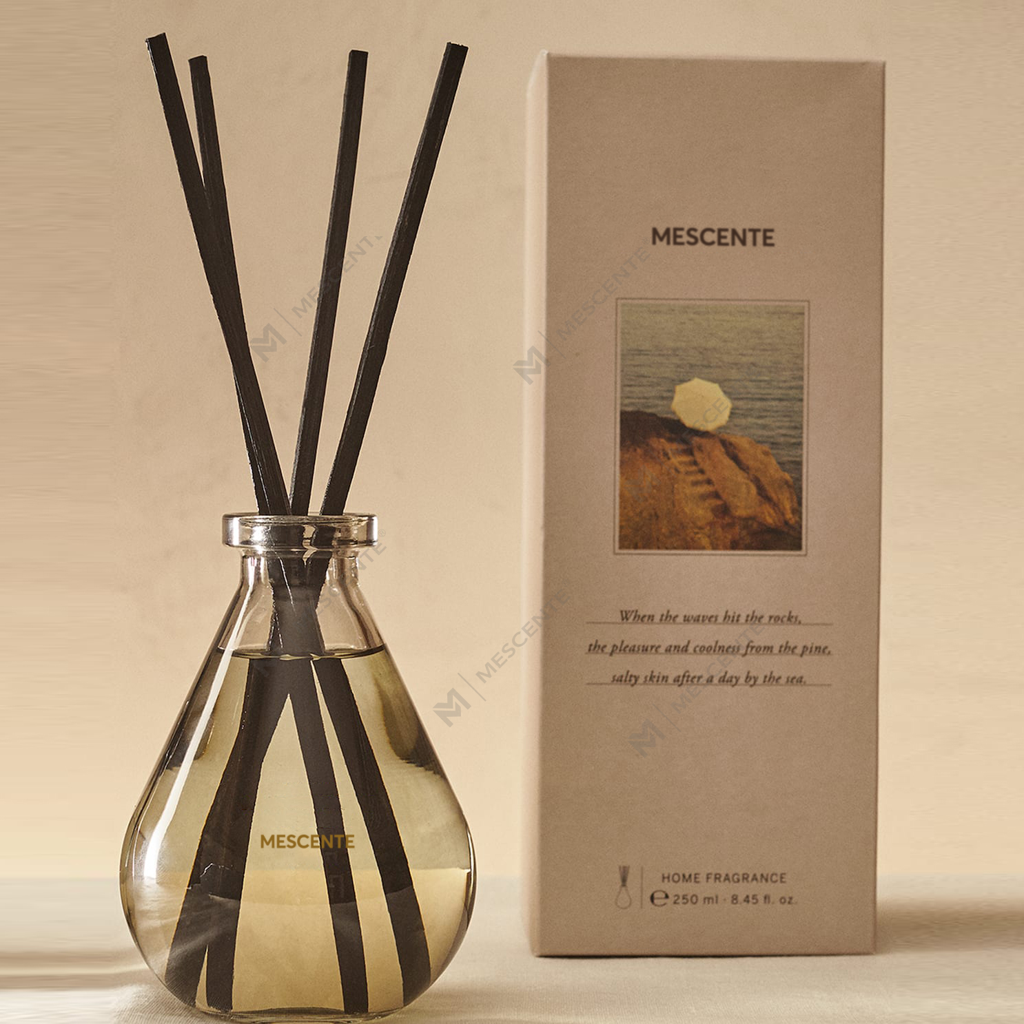 Botol Kualitas Tinggi Mewah Turki Frascos Vidrio Mini Natal Rumah Aroma Diffuser Reed Vas