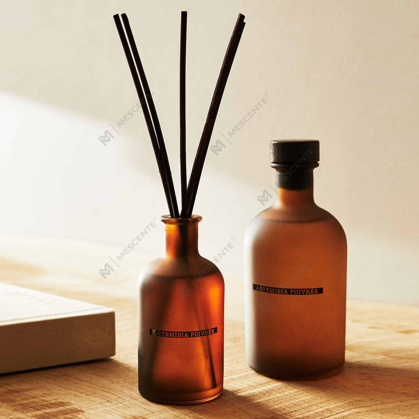 Botol Buram Hitam Besar Mewah 50Ml 300Ml Set Minyak Penyebar Buluh Minyak Esensial Aroma Bunga Kering Bunga Kering Jumlah Besar