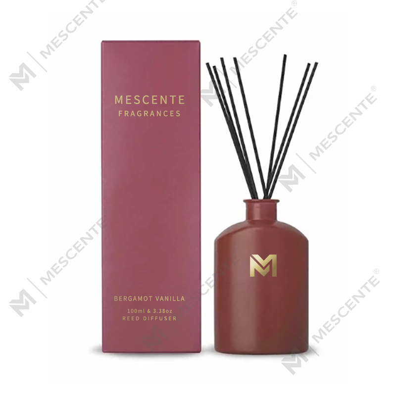 Moq Rendah Dekoratif Turquoise Oasis Jam Pasir Keren Serat Alami Tongkat Kamar Reeds Diffuser Aroma Cair
