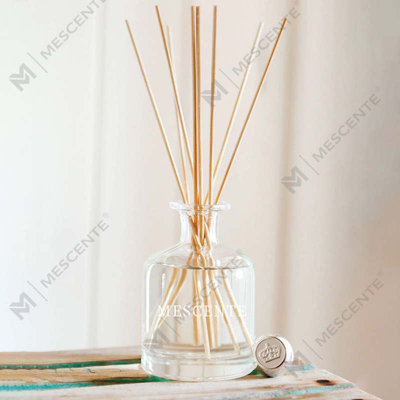 Musim Semi Mewah 400ml Botol Merah Muda Ramah Lingkungan Semen Kulit Abu-abu Magnolia Aroma Bunga Tongkat Reed Diffuser